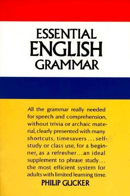 Essential English Grammar Paperback Dover Publications