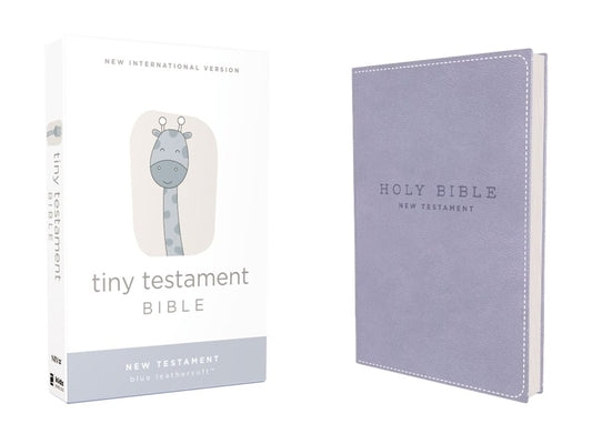Niv, Tiny Testament Bible, New Testament, Leathersoft, Blue, Comfort Print Bible Zonderkidz