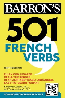 501 French Verbs, Ninth Edition Paperback Barrons Educational Services