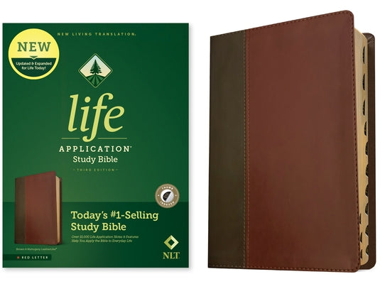 NLT Life Application Study Bible, Third Edition (Red Letter, Leatherlike, Brown/Tan, Indexed) Tyndale House Publishers