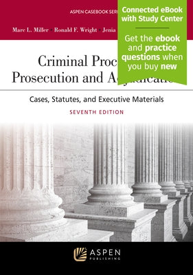 Paperback criminal procedures book by Aspen Publishing, featuring case law, statutes, and executive materials for prosecution and adjudication.