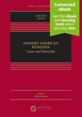 Hardcover copy of Modern American Remedies: Cases and Materials Concise by Aspen Publishing, featuring a professional textbook cover design.