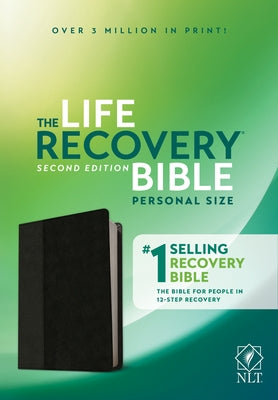NLT Life Recovery Bible, Second Edition, Personal Size (Leatherlike, Black/Onyx) Bible Tyndale House Publishers