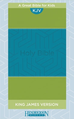 KJV Kids Bible Blue Green (Genuine Leather) Bible Hendrickson Publishers