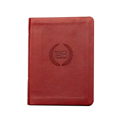 Legacy Standard Bible, New Testament with Psalms and Proverbs LOGO Edition - Burgundy Faux Leather Bible Steadfast Bibles