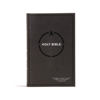 CSB Drill Bible, Gray Leathertouch Over Board Bible Holman Bibles