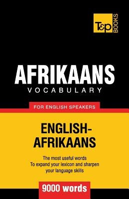 Afrikaans vocabulary for English speakers - 9000 words Paperback T&p Books Publishing Ltd