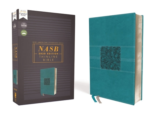 Nasb, Thinline Bible, Leathersoft, Teal, Red Letter Edition, 2020 Text, Comfort Print Bible Zondervan