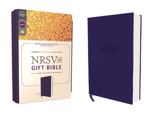 Nrsvue, Gift Bible, Leathersoft, Blue, Comfort Print Bible Zondervan