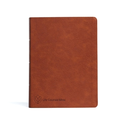 CSB Life Counsel Bible, Burnt Sienna Leathertouch: Practical Wisdom for All of Life Bible Holman Bibles