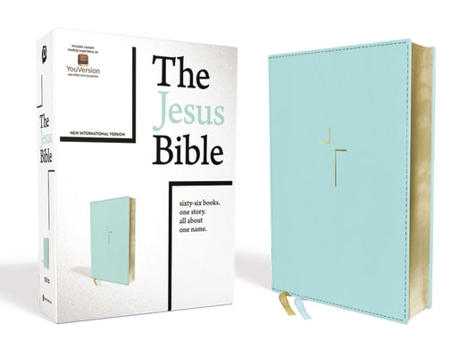 The Jesus Bible, NIV Edition, Leathersoft, Blue, Comfort Print Zondervan