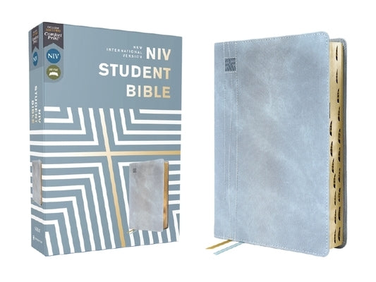 Niv, Student Bible, Leathersoft, Teal, Thumb Indexed, Comfort Print Bible Zondervan