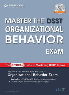 Master the DSST Organizational Behavior Exam Paperback Peterson's