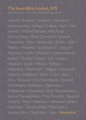 The Jesus Bible Journal, Revelation, Niv, Paperback, Comfort Print Bible Zondervan