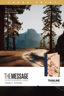 The Message Thinline, Large Print (Leather-Look, Garden Bloom) Bible NavPress Publishing Group