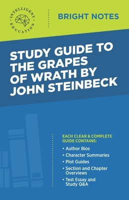 Study Guide to The Grapes of Wrath by John Steinbeck Paperback Dexterity