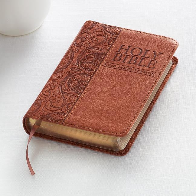 KJV Mini Pocket Edition: Tan Imitation Leather Christian Art Gifts Inc