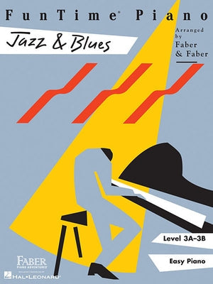 Funtime Piano Jazz & Blues - Level 3a-3b Paperback Faber Piano Adventures