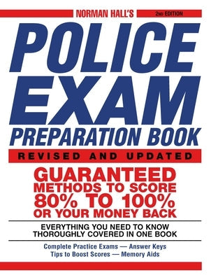 Norman Hall's Police Exam Preparation Book Paperback Norman Hall