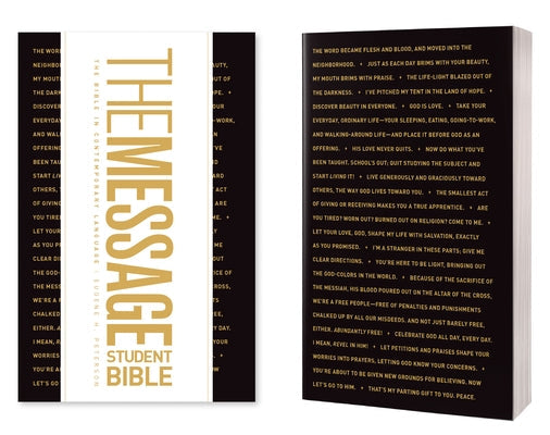 The Message Student Bible (Softcover) Bible NavPress Publishing Group