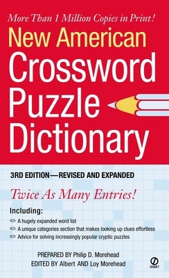 New American Crossword Puzzle Dictionary by Morehead, Philip D.