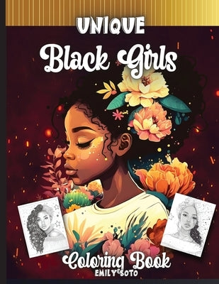Unique Black Girls Coloring Book: 50 Unique pictures of Black Women Paperback Gopublish