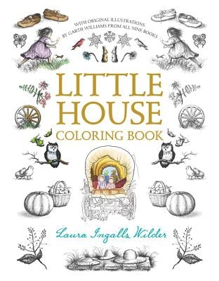 Little House Coloring Book: Coloring Book for Adults and Kids to Share Paperback HarperCollins
