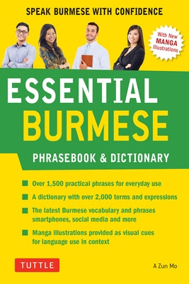 Essential Burmese Phrasebook & Dictionary: Speak Burmese with Confidence Paperback Tuttle Publishing