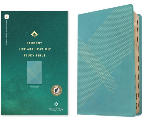 NLT Student Life Application Study Bible (Leatherlike, Teal Blue Striped, Indexed, Red Letter, Filament Enabled) Bible Tyndale House Publishers