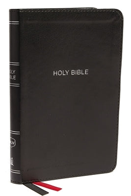 NKJV, Thinline Bible, Compact, Imitation Leather, Black, Red Letter Edition Bible Thomas Nelson