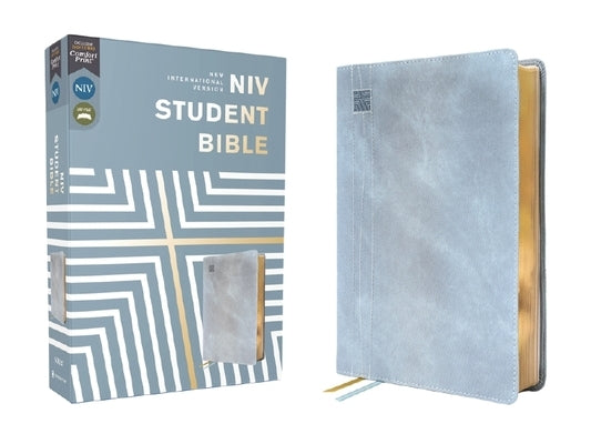 Niv, Student Bible, Leathersoft, Teal, Comfort Print Bible Zondervan