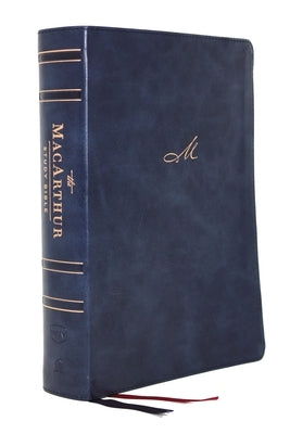 Nkjv, MacArthur Study Bible, 2nd Edition, Leathersoft, Blue, Comfort Print: Unleashing God's Truth One Verse at a Time Thomas Nelson