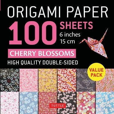 Origami Paper 100 Sheets Cherry Blossoms 6 (15 CM): Tuttle Origami Paper: Double-Sided Origami Sheets Printed with 12 Different Patterns (Instructions Other Tuttle Publishing