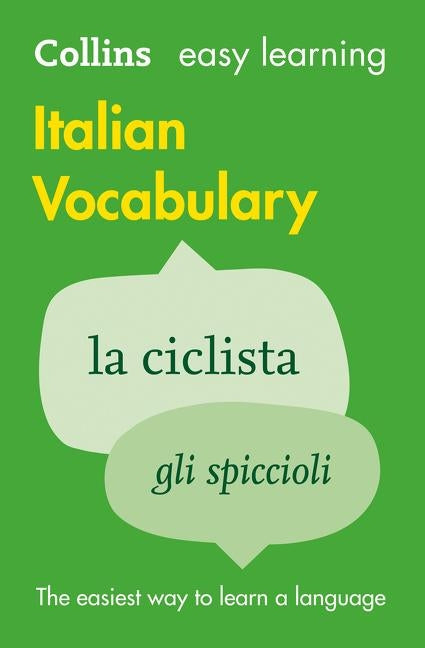 Easy Learning Italian Vocabulary: Trusted support for learning Paperback Collins