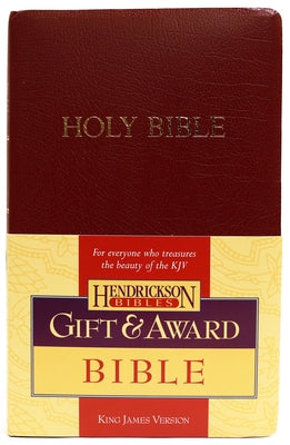 Gift & Award Bible-KJV Bible Hendrickson Publishers