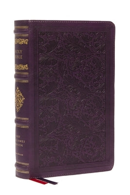NKJV Large Print Reference Bible, Purple Leathersoft, Red Letter, Comfort Print (Sovereign Collection): Holy Bible, New King James Version Bible Thomas Nelson