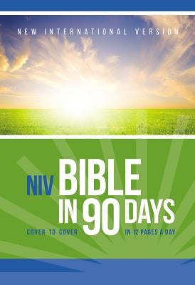 Bible in 90 Days-NIV: Cover to Cover in 12 Pages a Day Bible Zondervan