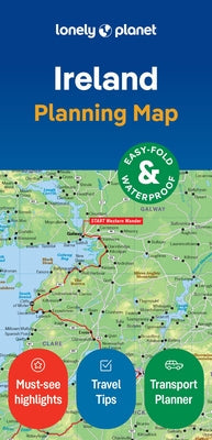 Lonely Planet Ireland Planning Map Folded Lonely Planet