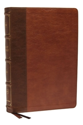 KJV Holy Bible: Large Print Verse-By-Verse with Cross References, Brown Leathersoft, Comfort Print: King James Version (MacLaren Series) by Thomas Nelson