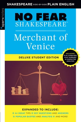 Merchant of Venice: No Fear Shakespeare Deluxe Student Edition: Volume 5 Paperback Sparknotes
