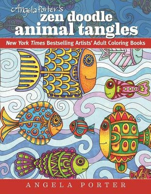 Angela Porter's Zen Doodle Animal Tangles: New York Times Bestselling Artists' Adult Coloring Books Paperback Racehorse