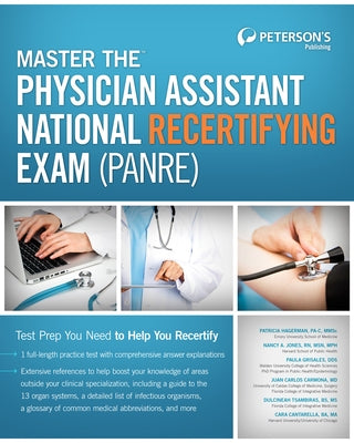 Master the Physician Assistant National Recertifying Exam (Panre) Paperback Peterson's