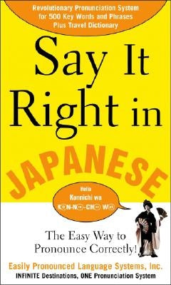 Say It Right in Japanese Paperback McGraw-Hill Companies