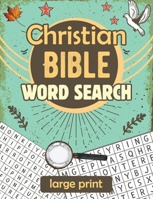 Christian Bible Word Search: Large print biblical puzzle book 8.5x11 Bible Scott M Ecommerce