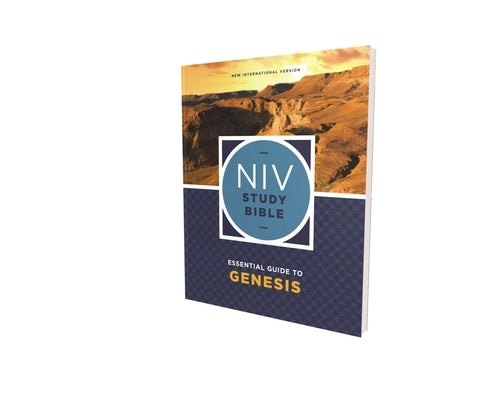 NIV Study Bible Essential Guide to Genesis, Paperback, Red Letter, Comfort Print Bible Zondervan