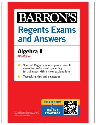 Regents Exams and Answers: Algebra II, Fifth Edition (Barron's New York Regents) by Rubinstein, Gary Michael