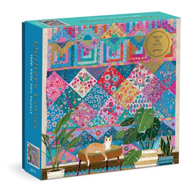 Victoria Ball Quilter's Corner 1000 Piece Foil Puzzle Other Galison