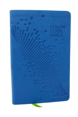 Nkjv, Color Code Bible for Kids, Blue Leathersoft, Comfort Print Bible Thomas Nelson