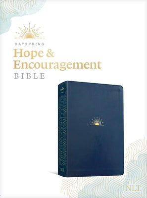 NLT Dayspring Hope & Encouragement Bible (Leatherlike, Navy Blue) Bible Tyndale House Publishers
