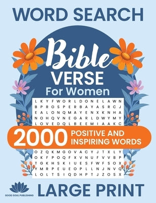 Word Search Bible Verse for Women (Large Print): Positive and Inspiring Brain Games Word Find Puzzles, Encouraging Faith, Religion and Psalms for Adul Bible David Turner